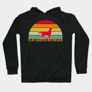 Flat-Coated Retriever Vintage Silhouette Hoodie